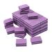 dijiusidy 50 Pieces Mini Buffing Files Block Manicure Colorful Sponge Nail Art Polishing Buffer Polish Tools Health Care Purple