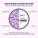 WA-FF French Lavender Shea Body Butter Cream for All Seasons - 72Hrs Moisturization Infused with Coconut Oil & Cocoa Butter Ideal for Dry Skin - 100 gm for Men & Women - Buy Online on GoSupps.com