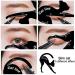 Cat Eyeliner Stencils - 2 Pcs Matte PVC Smoky Eyeshadow Applicators | Cat Shape Eye liner & Eye Shadow Guide Tool - Buy Online on GoSupps.com