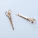Yheakne Gold Hair Clip with Scissors | Trendy Metal Hairpins & Decorative Accessories for Women & Teens | Perfect Gift Idea - Buy Online on GoSupps.com