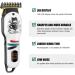 V-971 Cordless Beard Trimmer - Professional Rechargeable Hair Clipper for Men | Best Barber Tool | International Shipping - Buy Online on GoSupps.com