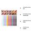 Buy 12 Colors Matt Eyeliner Set - Waterproof Neon Gel Pens | Long-Lasting Christmas Makeup Gift for Women - Buy Online on GoSupps.com