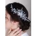 Kercisbeauty Wedding Hair Comb for Bride Bridal Crystal Rhinestones Slide Combs Bridesmaid Hair dress Prom Hair Accessory(Silver)