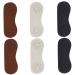 3 Pairs Non-Slip Heel Stickers High Heel Cushion Pads Shoe Heel Sticker Heel Shoe Grips Liner Heel Sticker Tape Leather High Heels Heel Pad Heel Pads Feet Thicken Cowhide Floor Mat