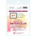 Strathmore 140-305 500 Series Ready Cut Watercolor Paper, 140 lb. Hot Press, 5"x7", 25 Sheets, Multicolor Ready Cut, Hot Press 5x7