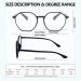 KaeoISFU Polygon Reading Glasses for Men & Women - Anti-Blue Light Classic Round 1.5 Diopters Reduce Eye Fatigue - Buy Online on GoSupps.com