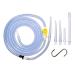 Inlet bag/bucket set spare part silicone inlet hose colon cleaning accessories including inlet hoses tips connections check valve shut-off valve clamp and hook