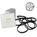 HAARallerliebst Extra Wide Hair Ties (8 Pack) - Black 5 cm | Storage Box Included (White) - International Shipping Available - Buy Online on GoSupps.com