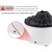 Buy McBazel Volcano Aroma Diffuser - 560ml with Timer Light Change & Remote Control | EU Connector - White/Crack - Buy Online on GoSupps.com