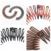 Flexible Spiral Stretch Comb Headband for Women - Set of 6 (3 Colors) - Zig Zag Spiral Headband Holder for Girls and Women - Buy Online on GoSupps.com