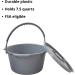 McKesson Commode Replacement Bucket with Handle and Lid - 7.5 qt - 1 Count - Buy Online on GoSupps.com