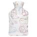 White Cat Hot Water Bottle With Cover Plush Bed Bottle Hand Warmer For Adults And Children 26.5X15.3cm