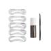 MCoBeauty Medium Brown Brow Kit - Sculpt & Shape Brows Easily - Matte Finish Pomade - Includes Reusable Stencils - Buy Online on GoSupps.com