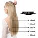Natural wig piece one piece long straight hair high temperature silk fish line hair extension piece chenghuax (Color : 6T30 Size : 16) - Buy Online on GoSupps.com