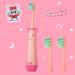 NELL&WELL 6-Piece Pink Replacement Toothbrush Heads for NW-006/NW-007 Sonic Electric Toothbrush - Buy Online on GoSupps.com