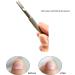 Stainless Steel Dual Head Cuticle Nail Pusher - Professional & Personal Nail Art Tool for Manicure Pedicure - Buy Online on GoSupps.com