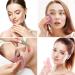 Tadipri Gua Sha - Gua Sha Face - Gua Sha Stone Jade Rose Quartz - Guasha Facial Treatment - Facial Acupuncture Therapy - Reduce Fine Lines and Wrinkles (Rose Quartz) - Buy Online on GoSupps.com