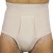 MANIFATTURA BERNINA Derby 65130 - Men's inguinal hernia briefs in cotton with opening S Beige
