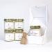 Lacandleria scented candles in the glass Long burning time high -quality exclusive decorative ores with fragrance without pollutants aromatherapy fragrance candle fragrance candle made of essential oils (rose elegance)