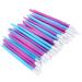 Rubber Cuticle Pusher Nail Cleaner Pusher Rubber Nail Pusher Rubber Tipped Pusher for Men and Women for Pushing Back the Cuticle and Cleaning Under the Nails
