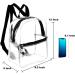Keepcross Small Clear Stadium Backpack - Stadium Approved Mini Bag for Women, Black - Buy Online on GoSupps.com