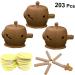 Buy 3 Set Moxa Box Acupuncture Moxibustion Rods - Moxa Stab Holder & Patch Pad Tools for Effective Moxibustion Therapy - International Shipping Available - Buy Online on GoSupps.com