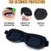Samadhaan 3D Sleep Mask Deep Orbit - Ultra Light Weight & Comfortable Concave Molded Night Mask for Eyelash Extensions - Black - Buy Online on GoSupps.com