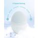 Ezbasics Ultra-Hygienic Facial Cleaning Brush - Waterproof Soft Silicone Deep Cleansing & Massaging Face Brush (Light Gray) - Buy Online on GoSupps.com