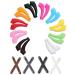 14 pairs of glasses accessories slippery and non -slip silicone glasses with fastening strips of solid ear hooks Suitable for the sports reading and other activities