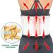Decompression Back Belt | Adjustable Inflatable Traction Device for Lower Back Pain Relief & Body Relaxation - Buy Online on GoSupps.com
