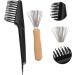 FOMIYES 4 Sets Brush Cleaning Tool Hair Curling Tools Comb Cleaning Brush Metal Wire Rake Remove Metal Rake Prongs Hair Brush and Comb Cleaner Hair Lint Remover Iron Pet Comb - Buy Online on GoSupps.com