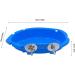 luminiu Bird Bath Bowl Cage Hanging Bathing Box Bird Baths Tub Bowl Basin Parrot Bathing Tubs For Small Birds Bathing Room Feeder 18x10x4cm - Buy Online on GoSupps.com