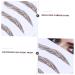 FOMIYES 12 Pcs Eyebrow Stickers Waterproof Stickers Makeup Brow Sticker Artificial Eyebrow Make up 4d Mold - Buy Online on GoSupps.com