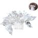 Angoily Wedding Headwear Accessory for Girls Wedding Comb Crystal Decor Hairdressing Side Comb Rhinestones Straight Teeth Comb Bridal Veil Vintage Bride - Buy Online on GoSupps.com