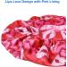 Jhywell XL Satin Bonnet - Double Layer Sleeping Cap with Pink Lining | Soft Rubber Band for Women's Curly Hair | Premium Quality Design - Buy Online on GoSupps.com