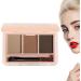 Eyebrow Powder Kit with Brush | Cosmetics Makeup Kit - Eyebrow Powder Sculpting Kit with Built-in and Brush Long-Lasting Brow Beauty Waterproof Compact Eyebrow Shaper Set for Women Oat Brown - Buy Online on GoSupps.com