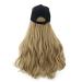 Buy Blonde Baseball Cap Wig for Women Natural Long Wig with Black Hat | Super Natural Style 009G - Buy Online on GoSupps.com