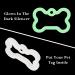 Natiform Adventure Dog Tag - Personalised Pet ID Tag with Glow in The Dark Silencer - Custom Text - Double Sided Pet Tag (Heart Style 1) - Buy Online on GoSupps.com