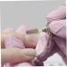 Housoutil Nail Art Tools Plastic Nail Clippers Women's Two-way Cuticle Pusher 4.4x1.2cm As Shown - Buy Online on GoSupps.com