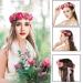 Flower Crown Wreath Set for Women - 2 Bridal Headbands for Weddings & Parties | Elegant Hair Accessories - Buy Online on GoSupps.com