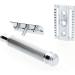 FORYOU24 Stainless Steel Razor Plane Eco-Friendly Plastic-Free Shaving Gift for Men & Women | Zero Waste Christmas Idea - Buy Online on GoSupps.com