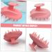Beavorty 3pcs Silicone Shampoo Brush Set - Scalp Massager & Hair Washing Brush for Gentle Hair Care | Pink - Buy Online on GoSupps.com