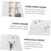 Baluue 2pcs Door Hook Hanger Wall Mount Clothing Rack Towel Door Back Hooks On The Door Bedroom Door - Buy Online on GoSupps.com