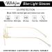 Polygon Blue Light Blocking Glasses for Women & Men | Retro Octagon Square Non-Prescription Metal Frame Eyeglasses A1 Gold 50mm - Shop Internationally - Buy Online on GoSupps.com