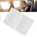 Agatige Anti-Nausea Acupressure Wristbands - 1 Pair | Motion Sickness Bands for Car, Boat, Flying | Sea Bands for Dizziness, Vomiting Relief - White - Buy Online on GoSupps.com