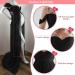 FEOYA Maxi Maternity Dress - Chiffon Lace Strapless Gown for Pregnant Women - Black - Perfect for Photography - Full Length with Split Front - Buy Online on GoSupps.com