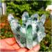 Crystal Rough Natural Green Ghost Phantom Quartz Crystal Cluster Specimen - Buy Online on GoSupps.com
