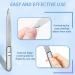 Nail Files-Metal Nail File Professional Double Sided Nail Files for Natural Nails Stainless Steel Nail File for Fingernails Toenails Fingernail File Diamond Nail Files for Home Salon Travel Use - Buy Online on GoSupps.com