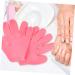 minkissy 2 Pairs Moisturizing Gloves Mittens Lotion Silicone Gloves Sleeping Gloves for Dry Hand Women Gloves for Sleeping Dry Hand Gloves Soft Silica Gel Pink Full Foot Cover Miss - Buy Online on GoSupps.com