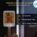 Digital Thermometer Hygrometer for Indoor Use - Accurate Temperature & Humidity Monitor with Backlight for Greenhouses - Compact White Design (7.9 x 5.8 x 2.2 cm) - Buy Online on GoSupps.com